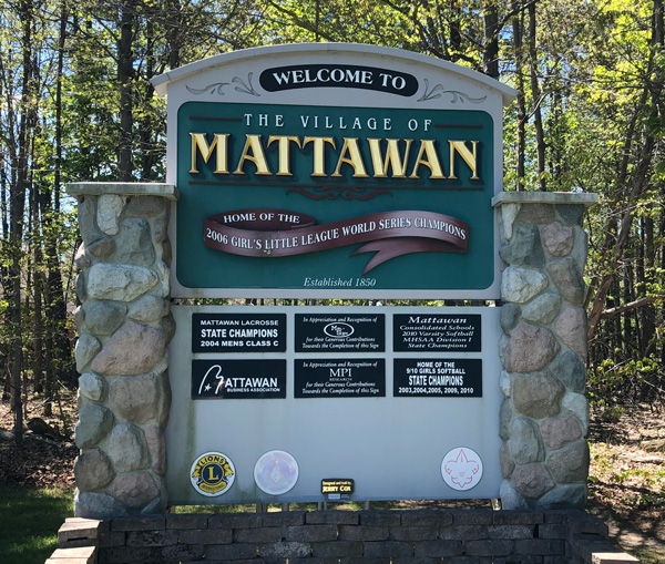 Welcome sign pic for local independent life insurance brokers in Mattawan